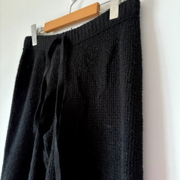 Aerie Cozy Up Waffle SET Black Size Small - Picture 10 of 12